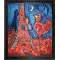 Marc Chagall 'Bonjour Paris, 1939-42' Framed Art