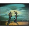 Dali 'Archaeological Reminiscence of Millet's Angelus' Canvas Art