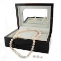 DaVonna White Freshwater Pearl 18-inch Strand and Earring Set with Gift Box ...