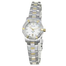 Bulova Women's 'Marine Star' Two-tone Diamond Watch