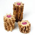 Set of 3 Spine Tree Candle Holder (Thailand)