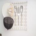 Stainless Steel Curved Mother of Pearl 2-piece Serving Set (India)