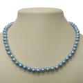 Blue Freshwater Pearl 18-inch Strand (7.5-8 mm)
