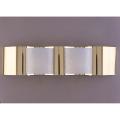 Metro 2-light Wall Sconce with Brass Finish