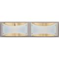 Neo Halogen 2-light Brass Bath Fixture