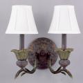 Tropical Bronze Finish Monkey 2-light Wall Sconce