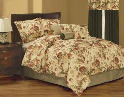 Garden Bouquet 7-piece King-size Comforter Set