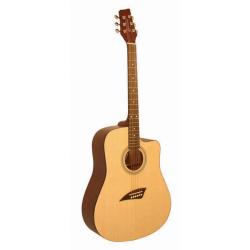 Kona Satin Spruce Dreadnought Acoustic Guitar