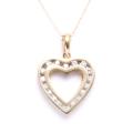 Helpful blog reviews on Connell abstract Expressionist 10k Yellow Gold 1/3ct TDW Diamond Love Necklace (J-K, SI2)