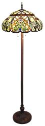 Tiffany-style Victorian Floor Lamp