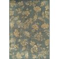 Alexa Kharma Collection Groombridge Floral Green Rug (6'7 x 9'4)