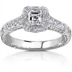 14k White Gold 3/4ct TDW Diamond Engagement Ring (H-I, SI-I)