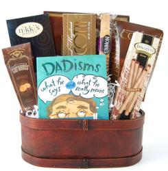 Gourmet Snack Gift Basket For Dad.