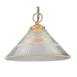 Polished Brass 1-light Pendant Lamp