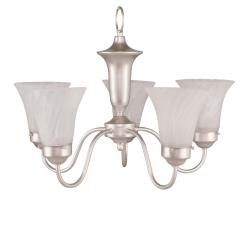 Silver Mist 5-light Chandelier