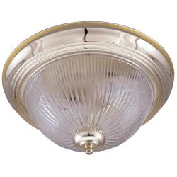Polished Brass 1-light Flush Mount 