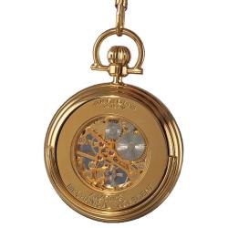 Akribos XXIV Men's Mechanical Gold Pocket Watch