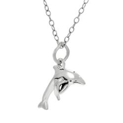 Sterling Silver Children's Dolphin Necklace