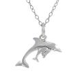 Sterling Silver Children's Dolphin Necklace