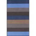 Alexa Playtime Collection Stripes Kids Navy Rug (4'5 x 6'9)