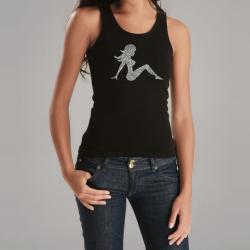 Los Angeles Pop Art Women's Mudflap Girl Tank Top