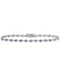 Sterling Silver Amethyst Tennis Bracelet