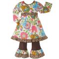 Ann Loren Boutique Girl's Jungle Dress and Pant Set