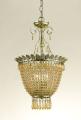 AF Lighting Danika 3-light Soft Gold Mini Chandelier