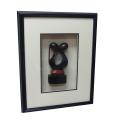 Handmade 'Till Death Do Us Part' Love Partners Shadow Box (Ghana)
