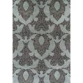 Modern rug information Alexa Abbey Collection Pendragon Modern Seafoam and Brown Rug (6'6 x 9'4)