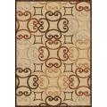 Hand-carved Alexa Alfresco Indoor/ Outdoor Sand Rug (7'5 x 10'6)