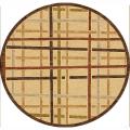 Hand-carved Alexa Alfresco Indoor/ Outdoor Sand Rug (7'5 Round)