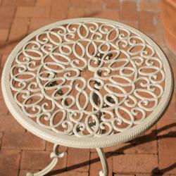 Anacapa Aluminum Off-white Bistro Set