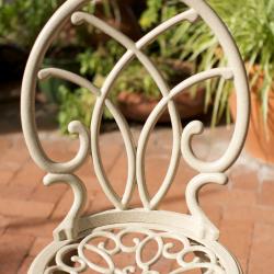 Anacapa Aluminum Off-white Bistro Set