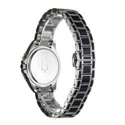 Bulova Women's 'Diamonds' Stainless Steel with Enamel Quartz Watch