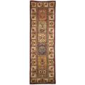 Handmade Classic Bakhtieri Multicolored Wool Rug (2'3 x 16')