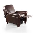 EuroDesign Brown Leather Recliner