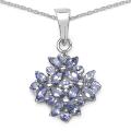 Sterling Silver Tanzanite Necklace