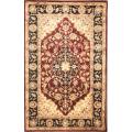 Hand-tufted Alexa Syrah Oriental Persian Red Wool Rug (5' x 8')