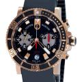 Ulysse Nardin Men's 'Maxi Marine Diver' Rose Gold Chronograph Watch