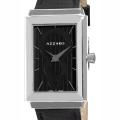 Azzaro Men's 'Legend Rectangular' Black Strap Watch