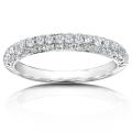 14k White Gold 1/2ct TDW Diamond Wedding Band (H-I, I1-I2)