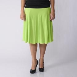S Max by Adi Women's Stretchy Flared Panel Skirt