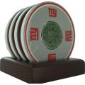 Steiner Sports Giants Logo Coasters w/ NY Giants Logo