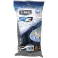Schick Sensitive Eight Pack Triple Blade Disposable Razors (Pack of 2)
