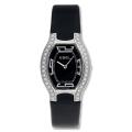 Ebel Women's 'Beluga Tonneau' Stainless Steel and Satin Diamond Watch