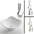 Kraus Tulip Sink and Millennium Bathroom Faucet