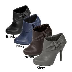 Glaze by Adi Women's High Heel Platform Booties