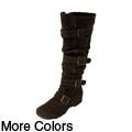 Bamboo by Journee Women's Ultrasuede Boots