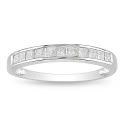 10k White Gold 1/2ct TDW Diamond Anniversary Ring (H-I, I2-I3)